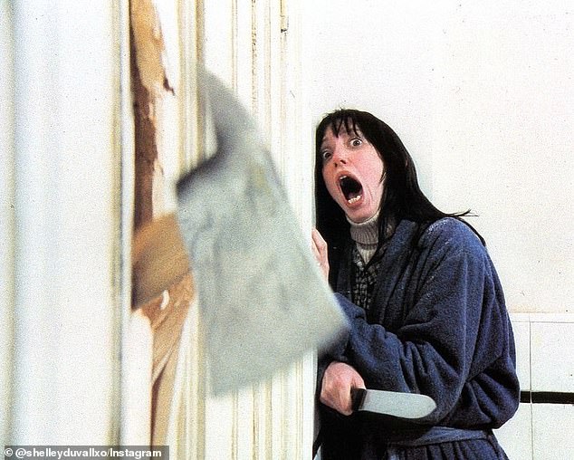 Tense scenes in cult horror classics such as The Shining (pictured) and The Exorcist release powerful chemicals in the brain known to reduce stress, study finds