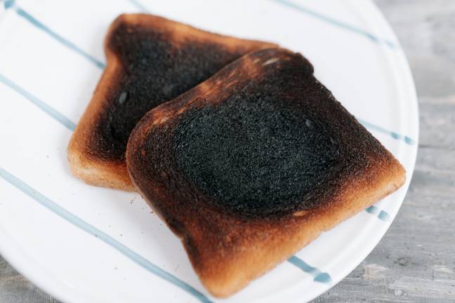 Experts warn about the hidden dangers of eating burnt toast